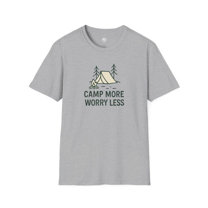 Summit&Co. Softstyle Tee-Camp More Worry Less