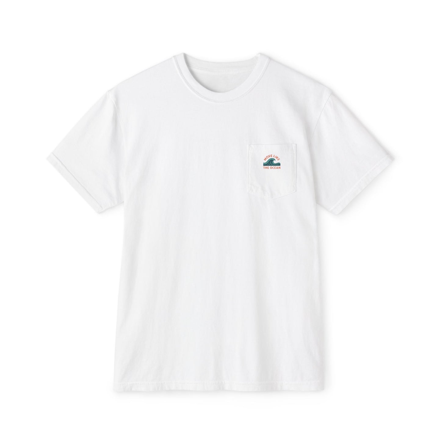 Comfortable Women's Pocket T-Shirt | Move Like The Ocean
