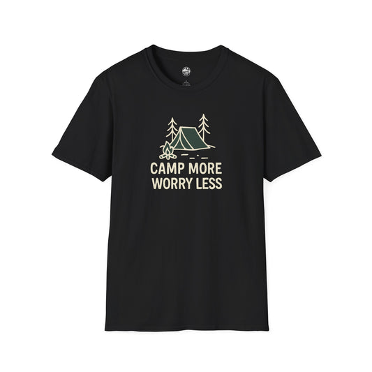 Summit&Co. Softstyle Tee-Camp More Worry Less