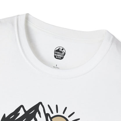 Summit&Co. Softstyle Tee-Brushed Mountains