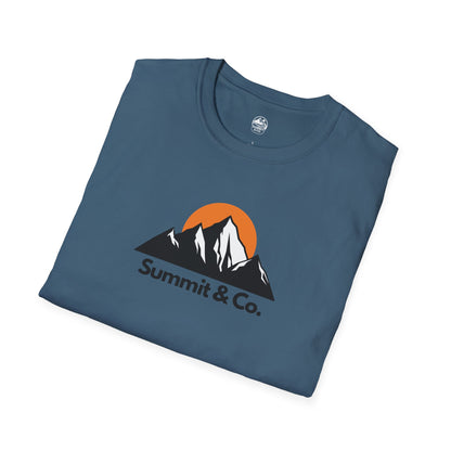 Summit&Co. Softstyle Tee-Mountain& Sun