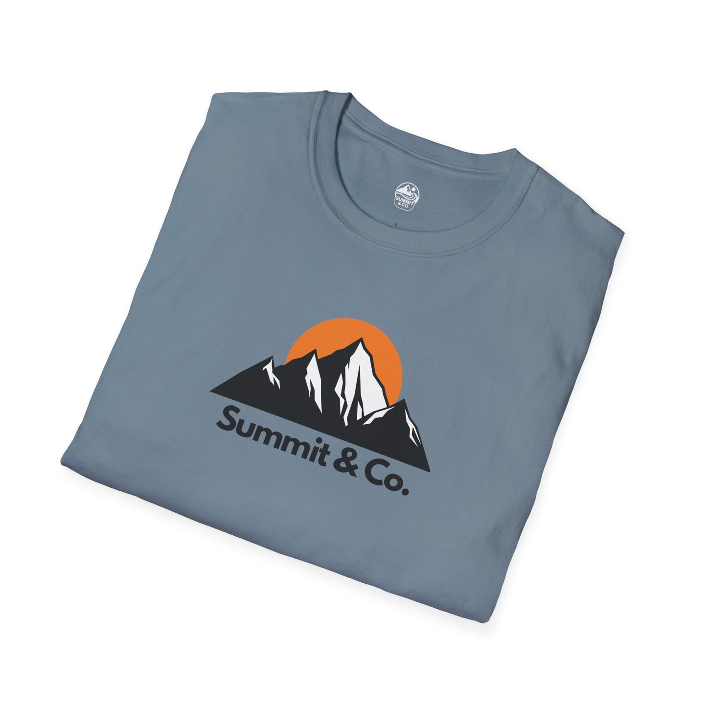Summit&Co. Softstyle Tee-Mountain& Sun