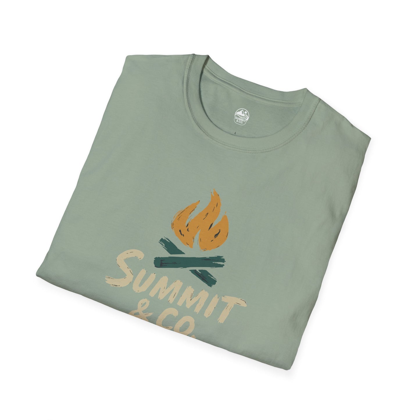 Summit&Co. Softstyle Tee- Brushed Fire