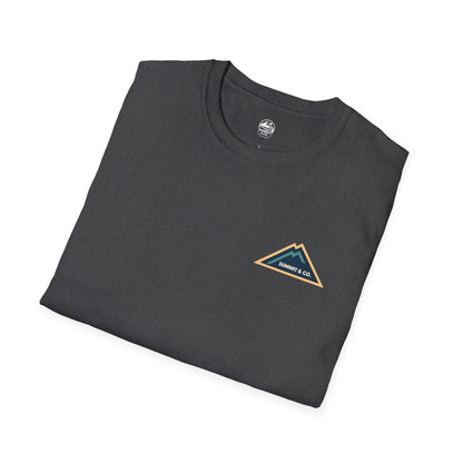 Summit&Co. Softstyle Tee-Mountain& Line