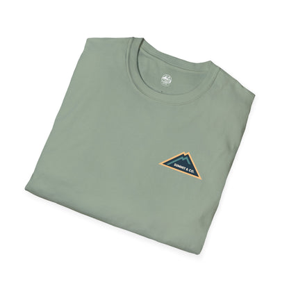 Summit&Co. Softstyle Tee-Mountain& Line