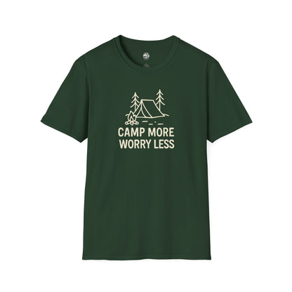 Summit&Co. Softstyle Tee-Camp More Worry Less