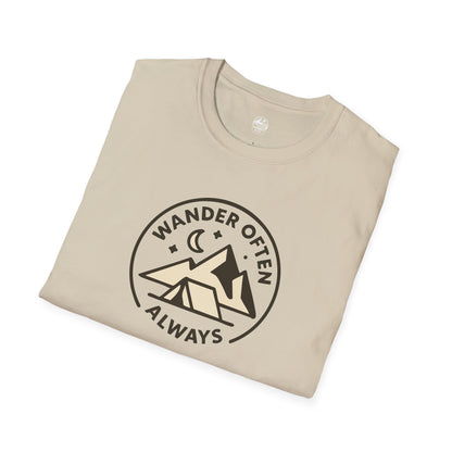 Summit&Co.  Softstyle Tee-Wander Often Always