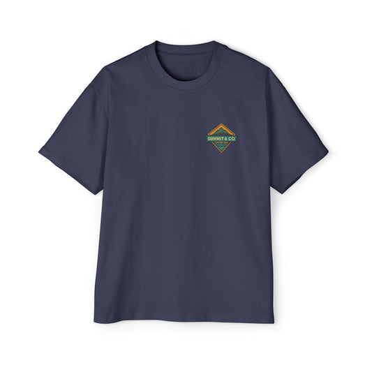 Men's Heavy Oversized Tee-Diamond Logo