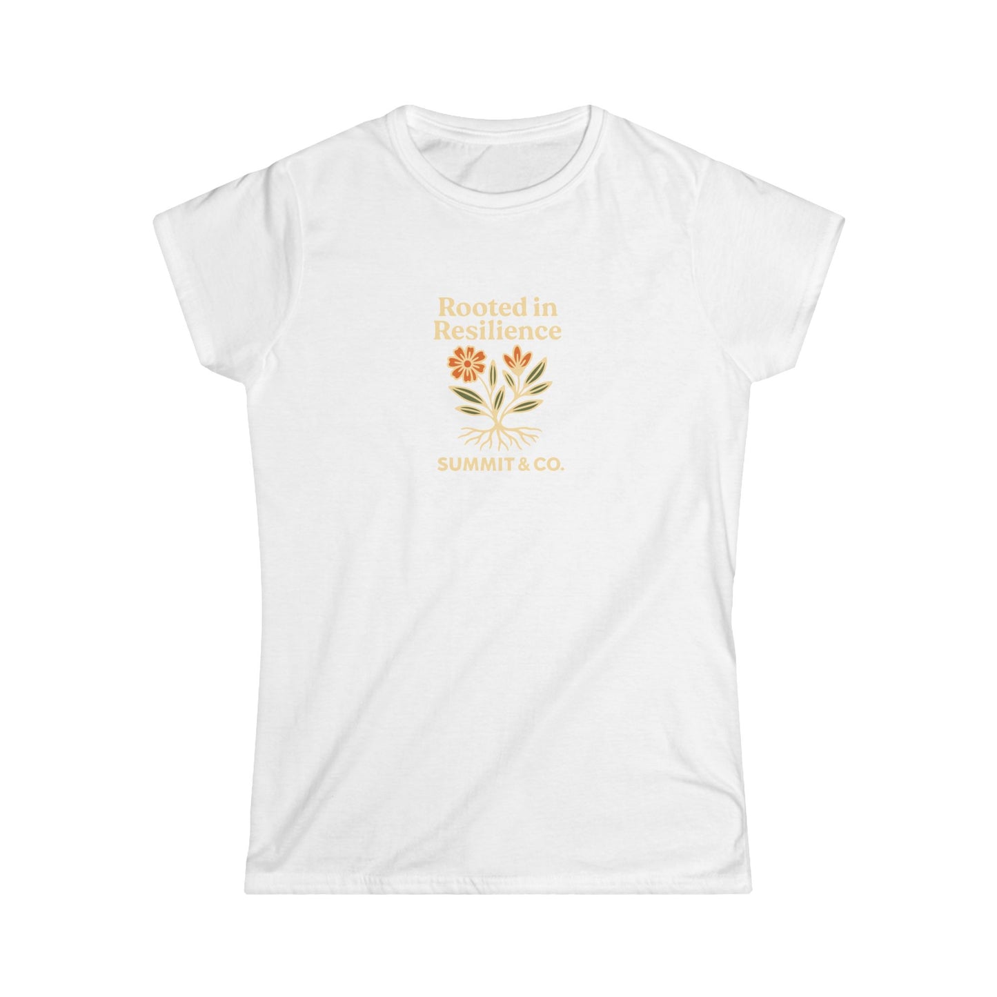 Summit&Co. Women's Slim Rooted In Resillience Tee