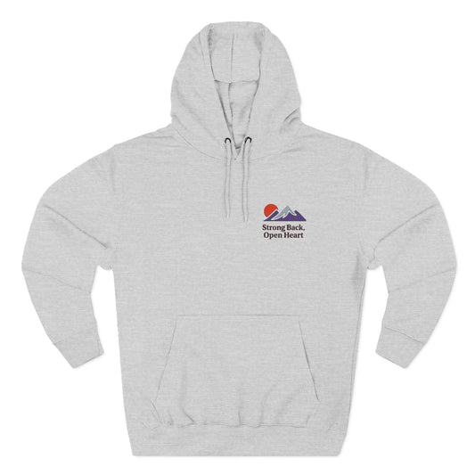 Summit&Co. Women's Strong Back,Open Heart Hoodie