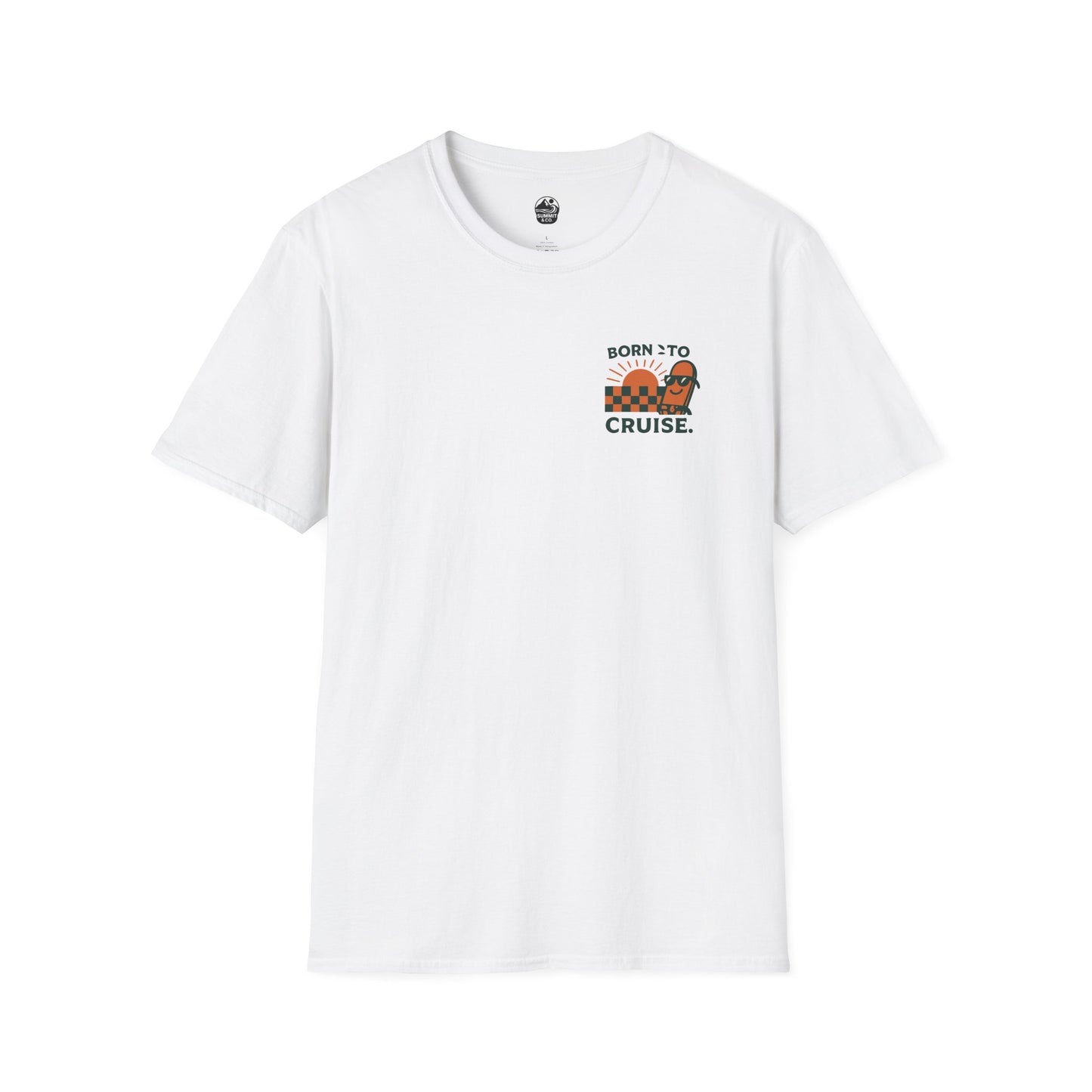 Summit&Co. Softstyle Tee-Born To Cruise (w/Back Design)