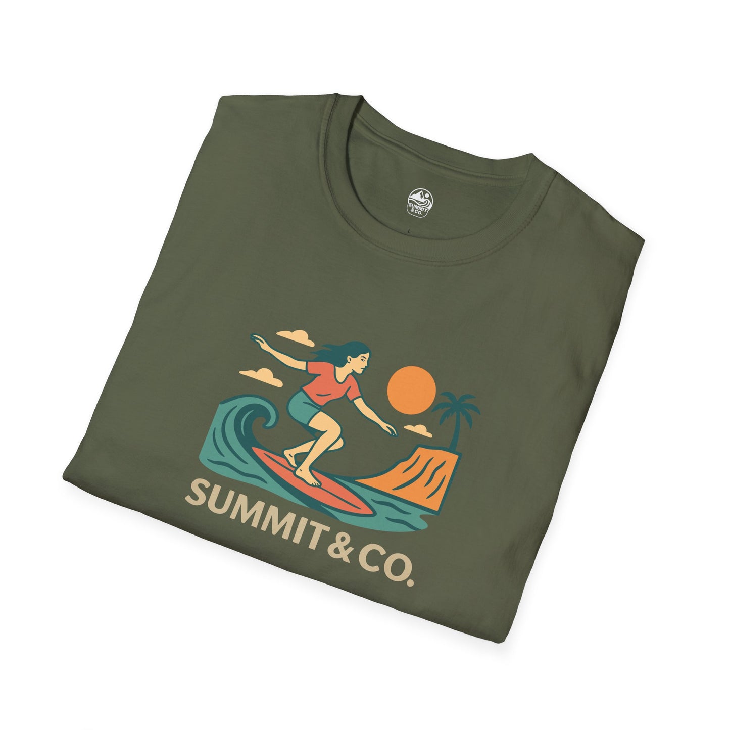 Summit&Co. Softstyle Tee-Surfer Woman