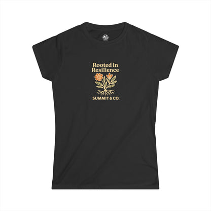 Summit&Co. Women's Slim Rooted In Resillience Tee
