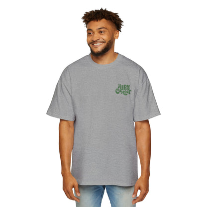 Men's Heavy Oversized Tee - Happy Camper