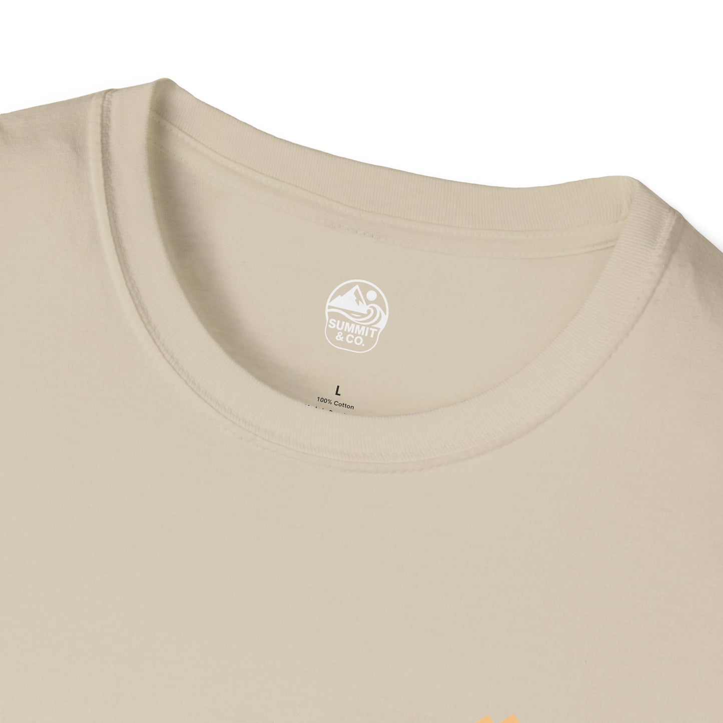 Summit&Co. Softstyle Tee-Mountain& Line