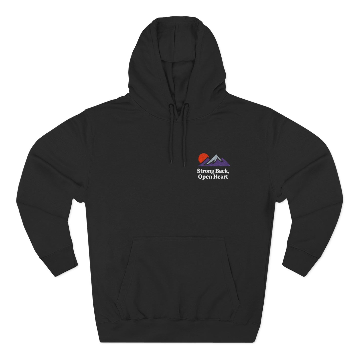 Summit&Co. Women's Strong Back,Open Heart Hoodie