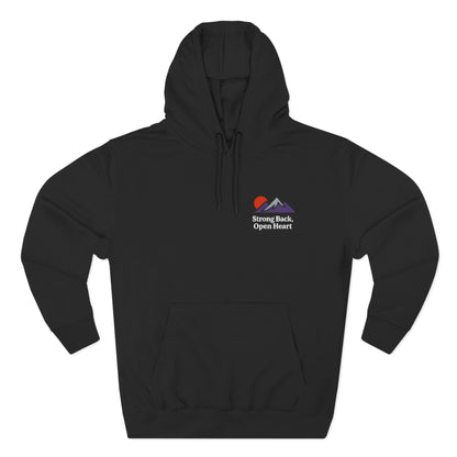 Summit&Co. Women's Strong Back,Open Heart Hoodie