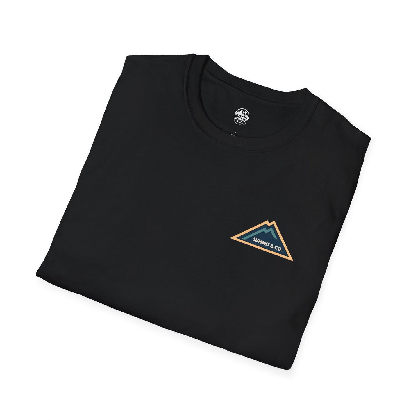 Summit&Co. Softstyle Tee-Mountain& Line