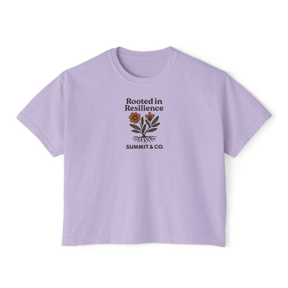 Summit&Co. Rooted in Resillience Women Boxy Tee