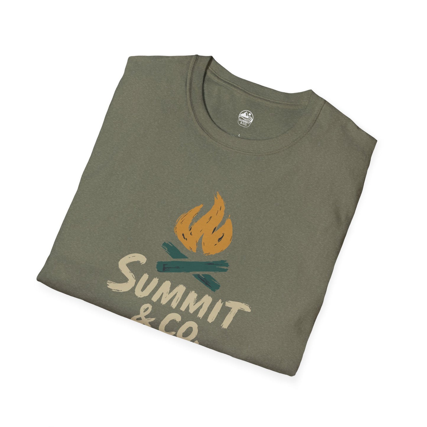 Summit&Co. Softstyle Tee- Brushed Fire