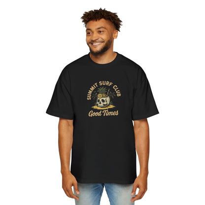 Men's Heavy Oversized Tee-Summit Surf Club