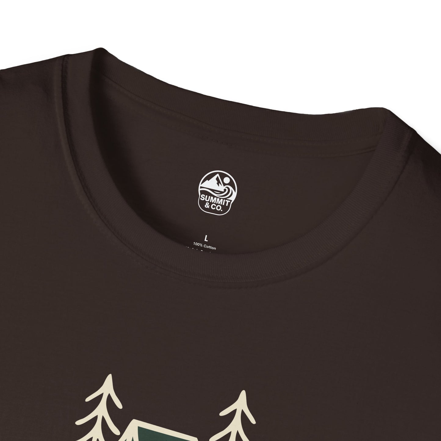 Summit&Co. Softstyle Tee-Camp More Worry Less