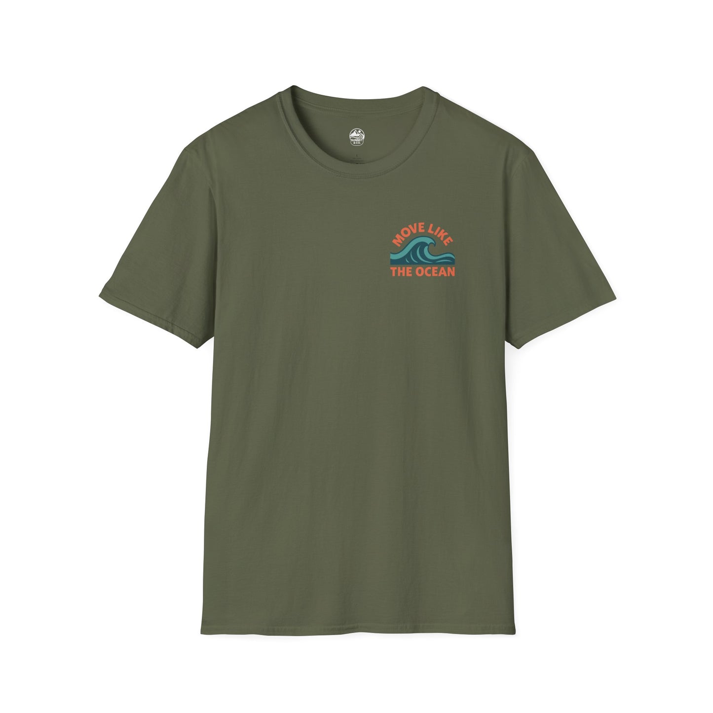 Summit&Co. Softstyle Tee-Surfer Woman (w/Back Design)